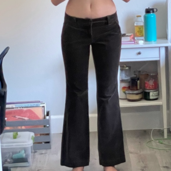 the perfect low rise brown corduroy flares - Picture 4 of 4